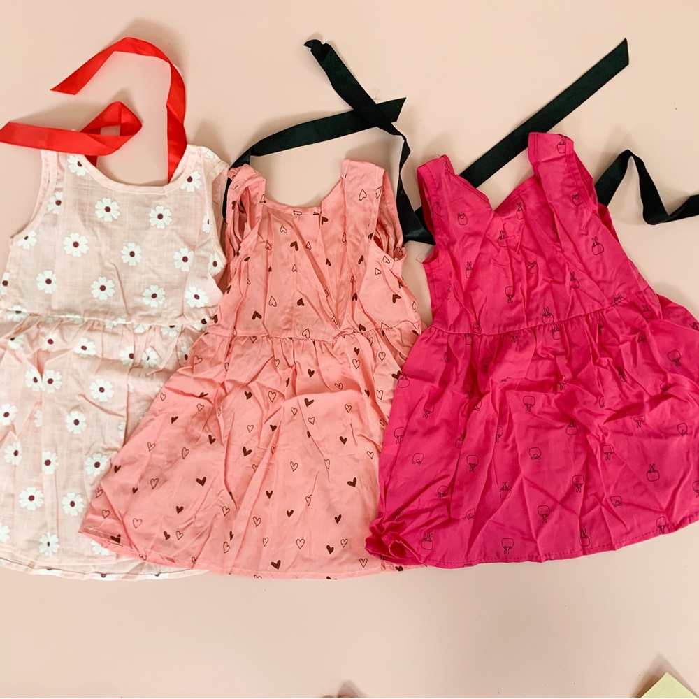 Three summer dresses